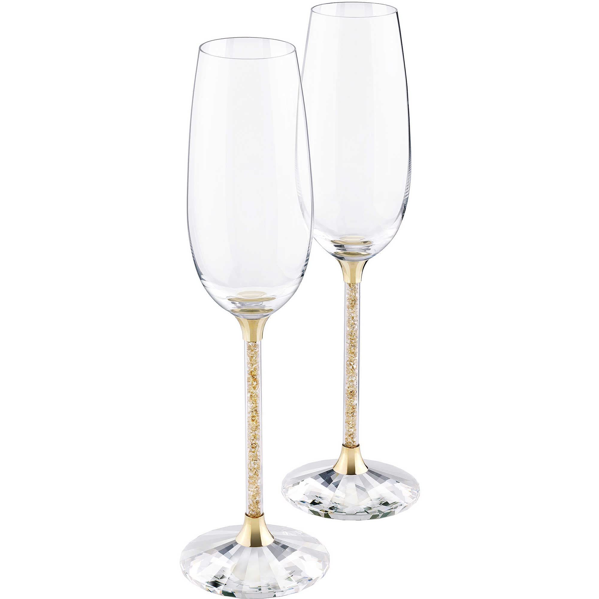 Amazon.com: Swarovski Crystalline Toasting Flutes, Set of 2